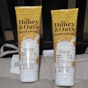 Honey & Oats Moisturizing Hand Cream - Yellow Barwa New 250ml/8.45fl.oz